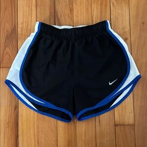 Nike Black and Blue Running Shorts